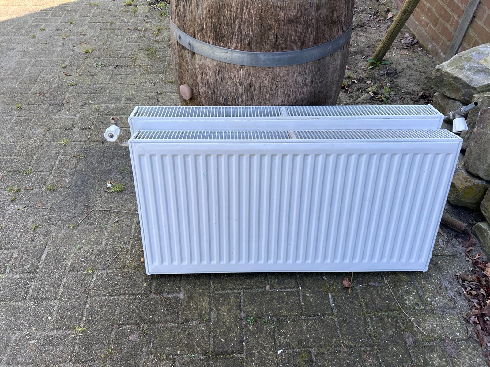 3x Delonghi radiatoren van 1meter en 50 cm hoog, Ophalen, Zo goed als nieuw, Radiator, 30 tot 80 cm