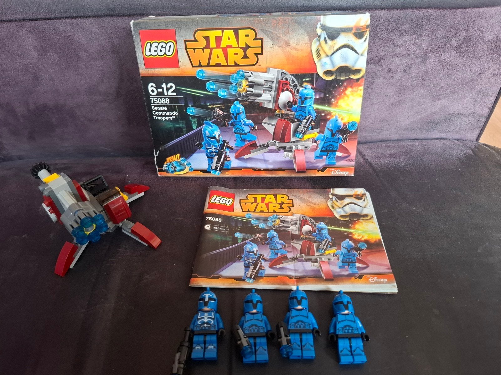Lego Star wars 75088 Senate Commando Troopers with box, Star Wars, Lego, Ophalen of Verzenden, Zo goed als nieuw