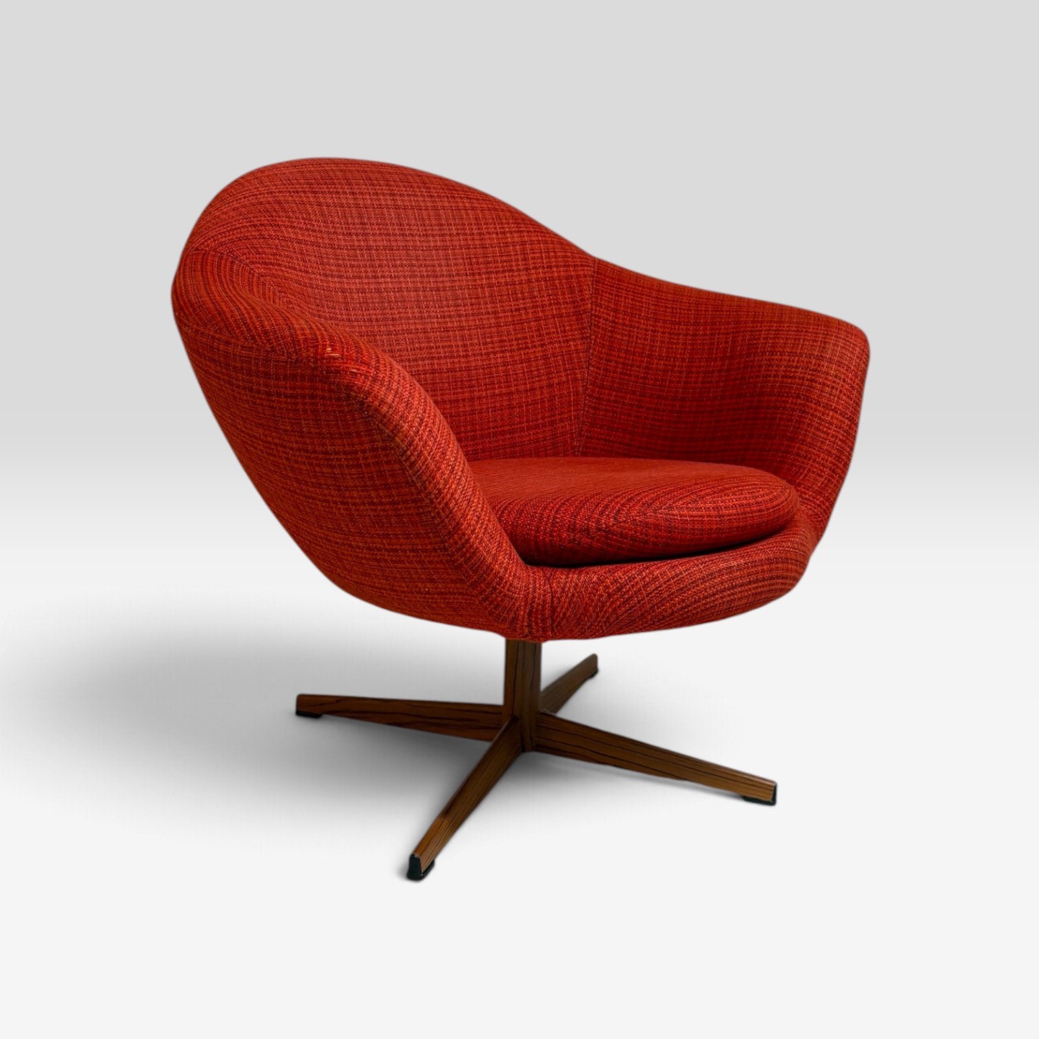 Wat een heerlijke jaren ’60 draaifauteuil, Huis en Inrichting, Mid - century - Vintage - Scandinavian design, Kunststof, ?, 75 tot 100 cm