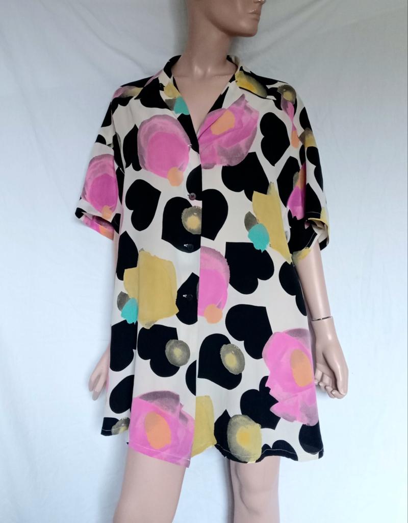 SPORTMAX MAX MARA Oversized  Blouse , ZIJDE, Kleding | Dames, Blouses en Tunieken, Ophalen of Verzenden, Zo goed als nieuw, Maat 42/44 (L)