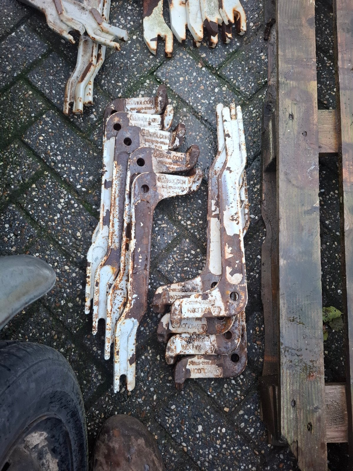 Molcon lepels ringen spindels wisselplaten onderdelen, Zakelijke goederen, Ophalen of Verzenden