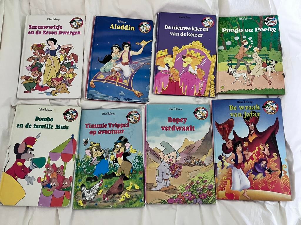 8 Walt Disney boekjes, Ophalen of Verzenden, Overige figuren, Gebruikt, Overige typen