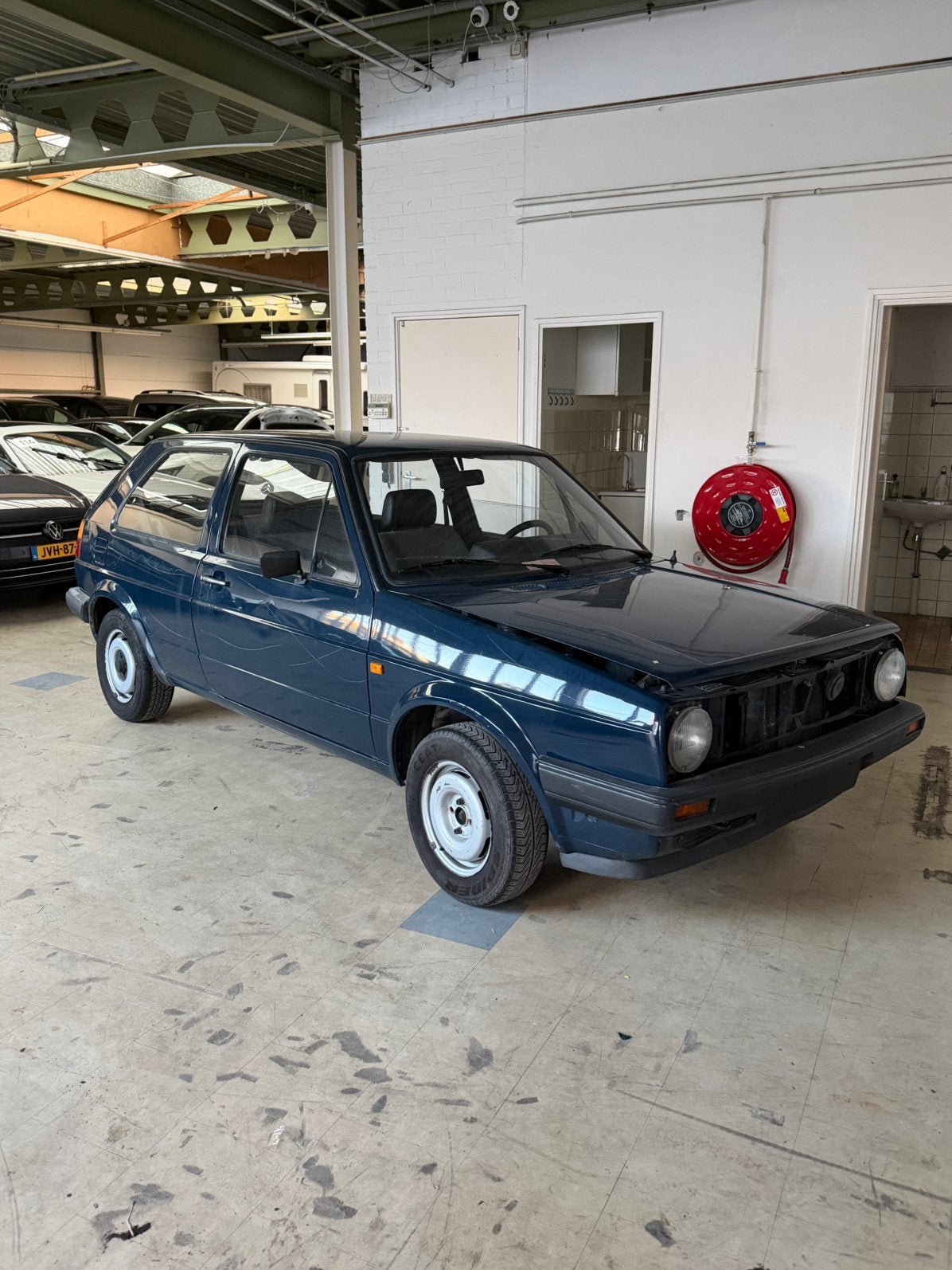 VW GOLF 2 / II 1.3C | BODEM GEHEEL ROESTVRIJ | 63.795KM, Auto's, Voorwielaandrijving, Stof, Beige, Bedrijf