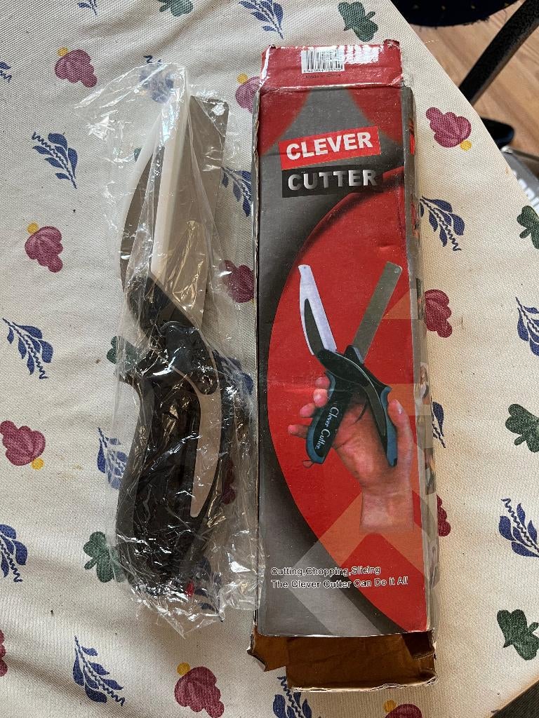 NIEUW! Clever cutter keukenmes en snijplank in één, Ophalen of Verzenden, Nieuw