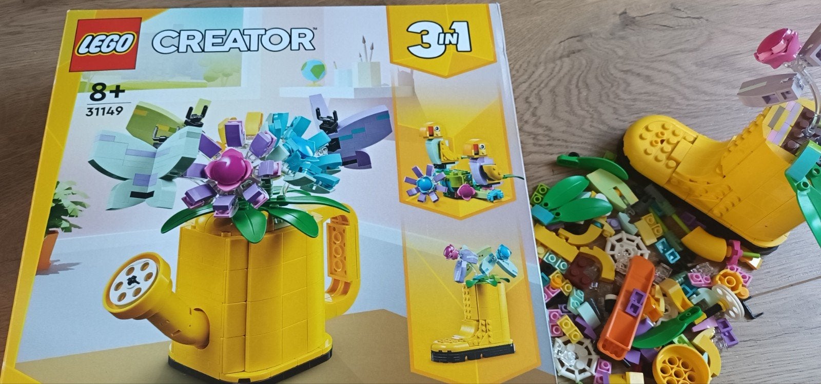 LEGO Creator 3-in-1 Bloemen in Gieter (31149) - Complete Set, Ophalen of Verzenden, Zo goed als nieuw