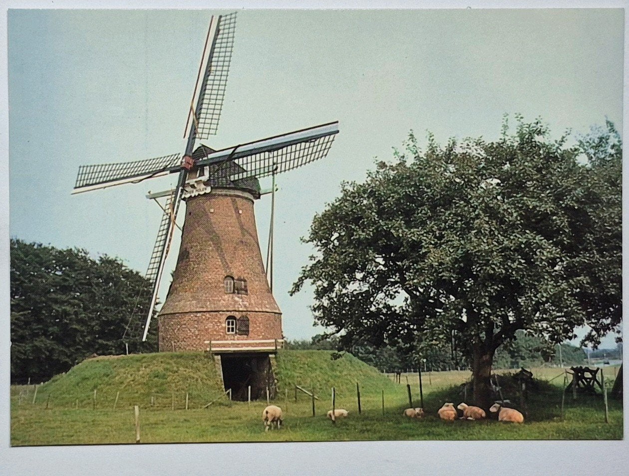 Rekken  gem. Eibergen ( Gld. ) De Piepermolen  molens, Ophalen of Verzenden, 1980 tot heden, Ongelopen, Gelderland