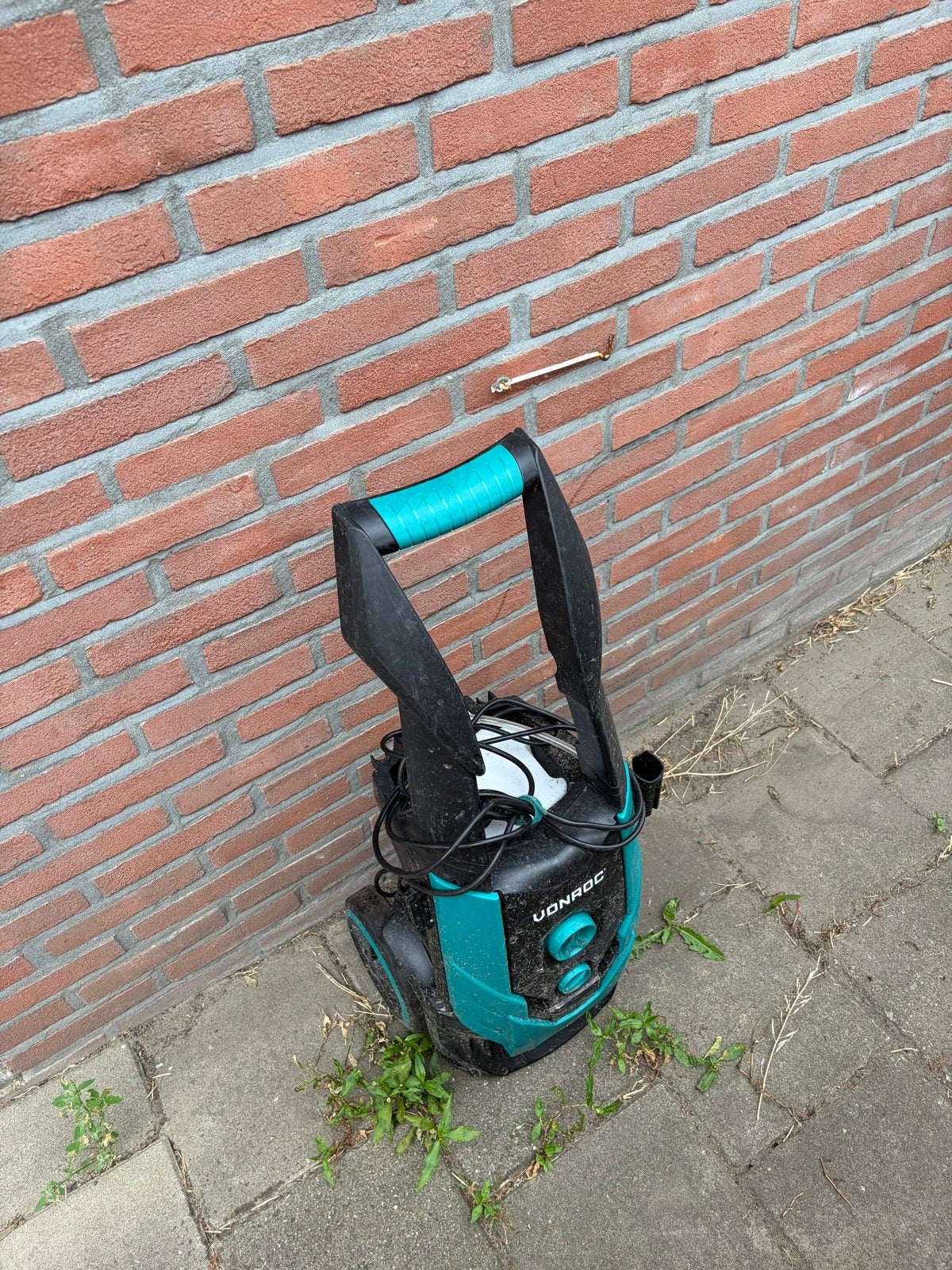 VONROC hogedrukreiniger - Krachtige reiniging voor buiten, Ophalen of Verzenden, Gebruikt, Elektrisch
