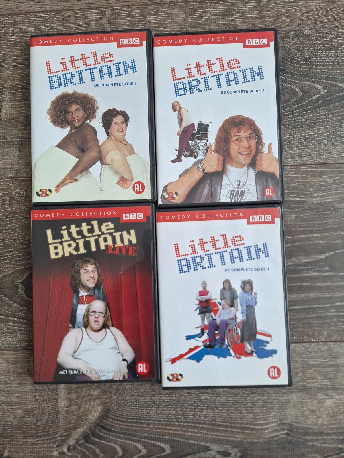 Little britain seizoen 1 tm 3 +live, Cd's en Dvd's, Alle leeftijden, Ophalen of Verzenden, Zo goed als nieuw, Komedie
