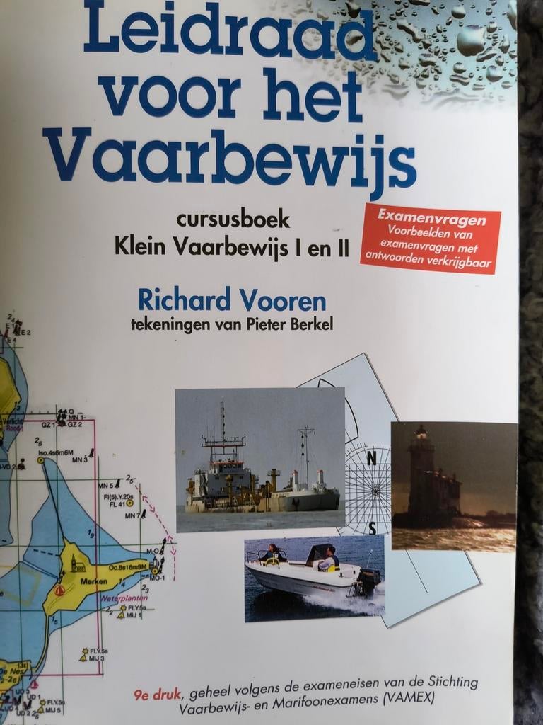 Leidraad voor het Vaarbewijs I en II - Richard Vooren, Ophalen of Verzenden, Gelezen, Overige niveaus, Richard Vooren