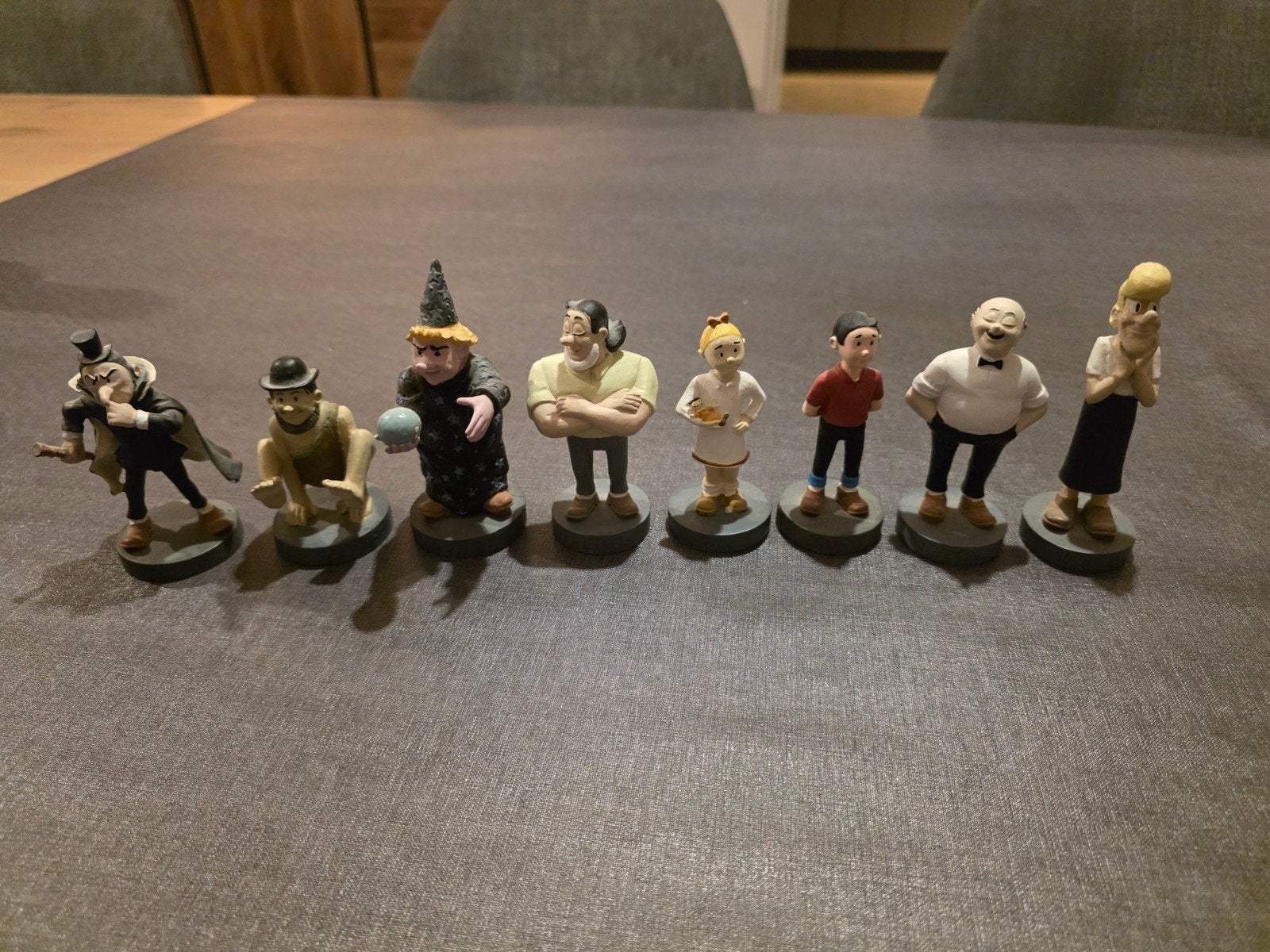 8 Suske en Wiske beeldjes van avonturenspel 2000 (AH), Verzamelen, Ophalen of Verzenden, Zo goed als nieuw