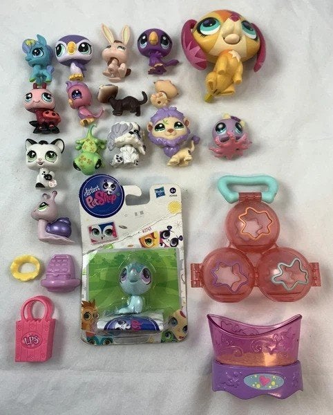 Littlest Pet Shop LPS Hasbro Partij Figuren met Accessoires, Coolsingel 104, 3011 AG Rotterdam, Netherlands, Verzenden, Zo goed als nieuw