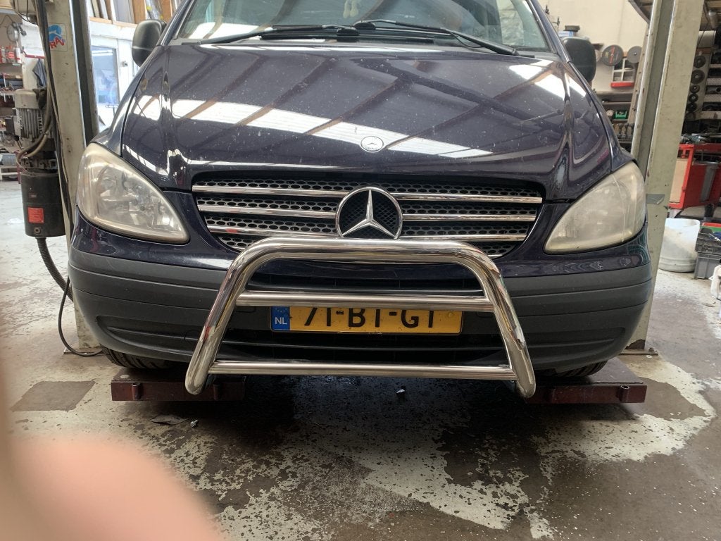 Vito W639 Bullbar Pushbar met dwarsbuis, Ophalen, Niet ingevuld, Niet ingevuld, Niet ingevuld