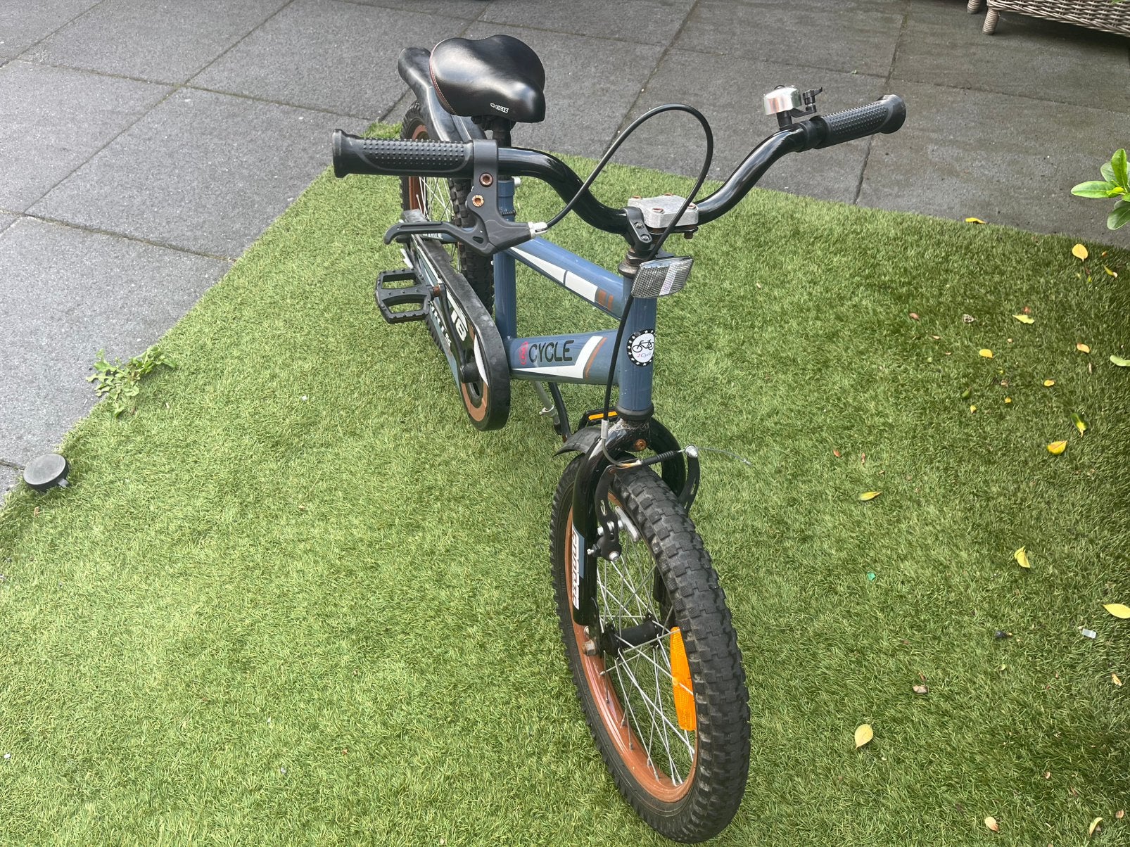 Jongensfiets 18 inch, Fietsen en Brommers, Ophalen, Terugtraprem, Gebruikt, Handrem