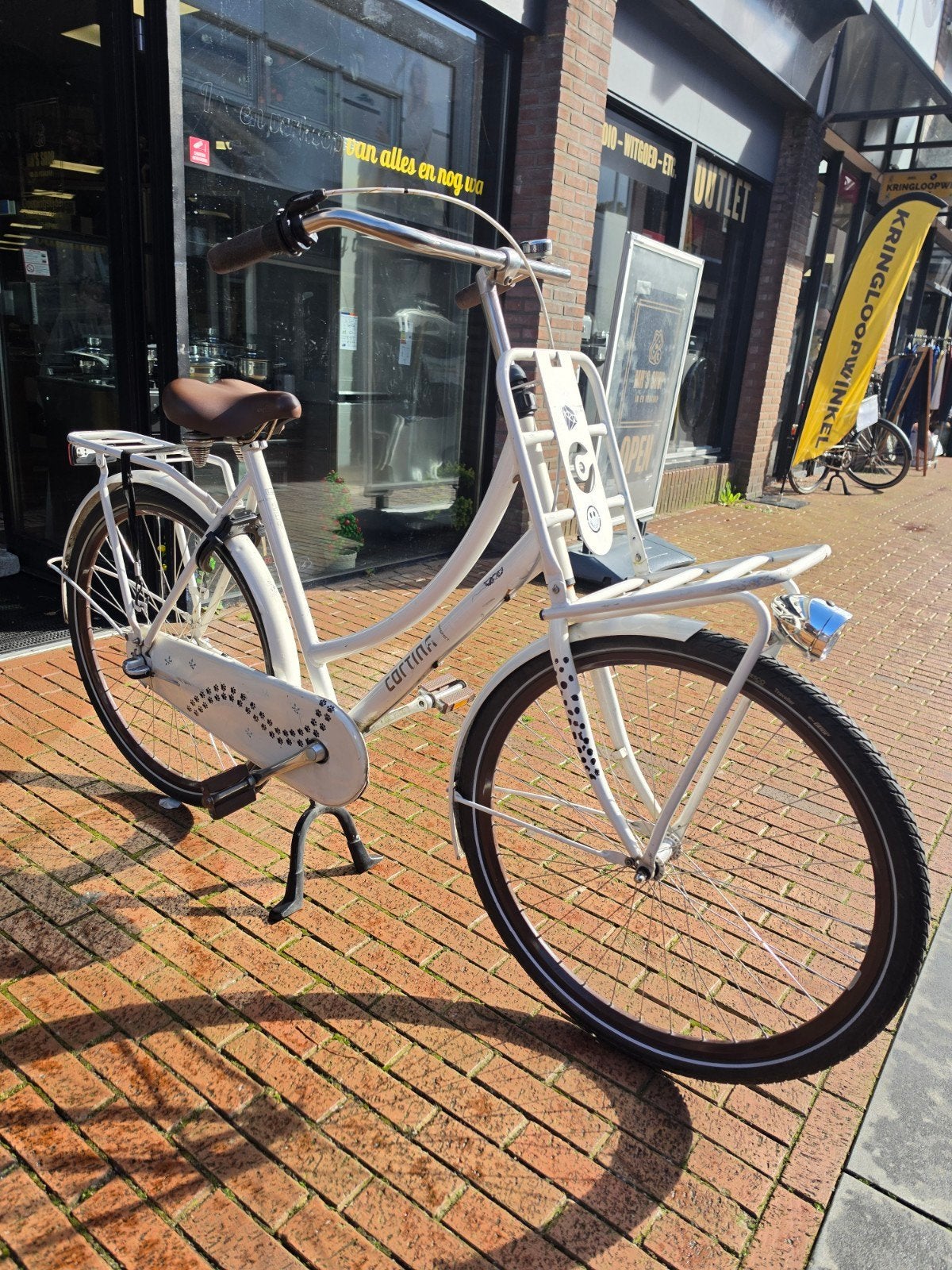 Cortina Transportfiets Dames - Wit, Overige merken, Gebruikt, Versnellingen, Ophalen of Verzenden