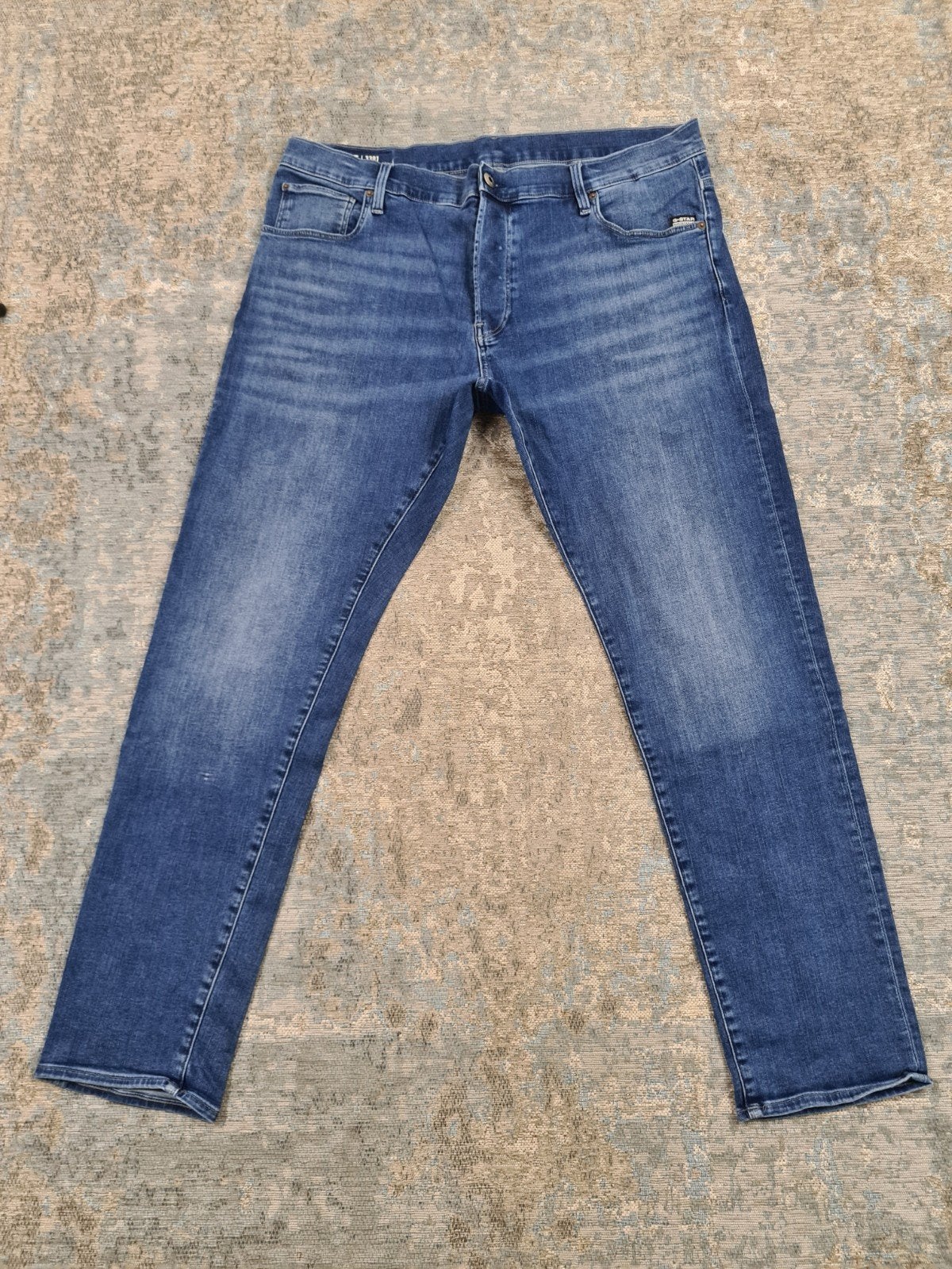 G-Star 3301 Slim W40 L32 Slim STRETCH Bronno4032 Blauw, https://www.g-star.com/nl_nl/customer-service, Zo goed als nieuw, G-Star Raw C.V.