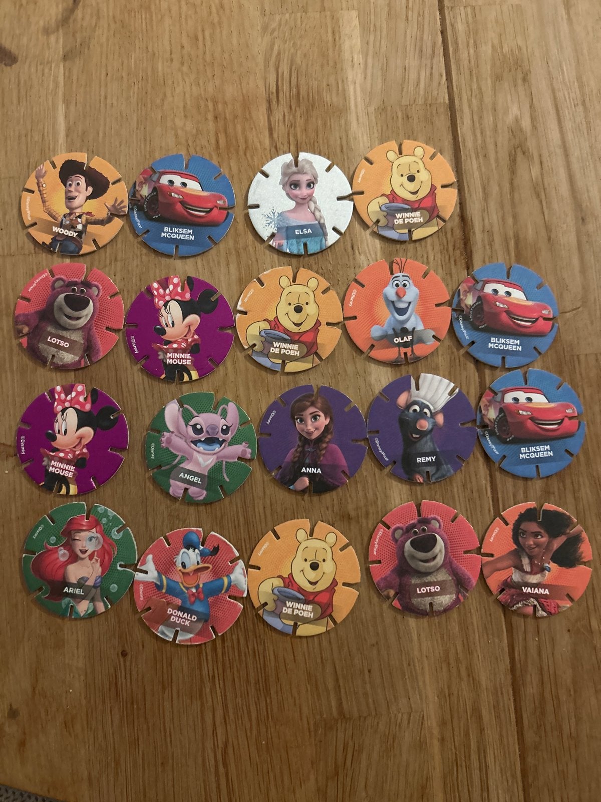 Diskeyz Disney figuren - Diverse collectie, Ophalen of Verzenden, Gebruikt