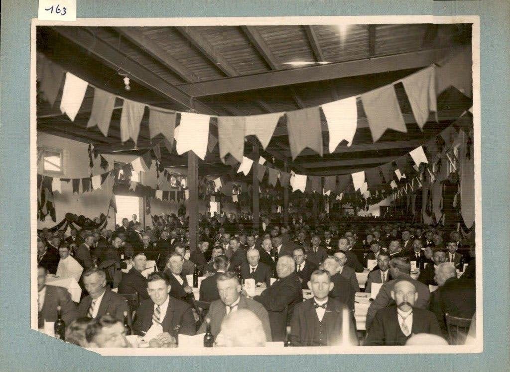 Roermond - Eierhandel - Feestavond - 1935 - Foto, Verzenden, 1920 tot 1940, Limburg