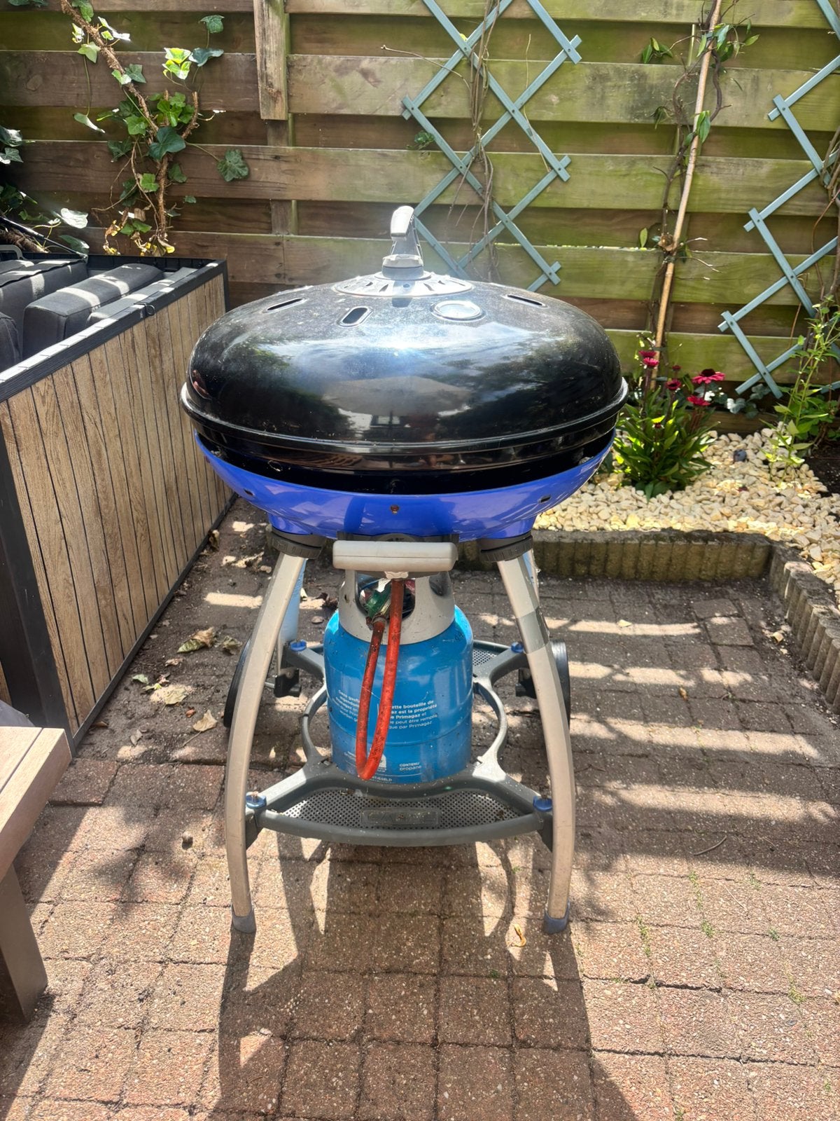 CADAC gasbarbecue, Ophalen, Gebruikt