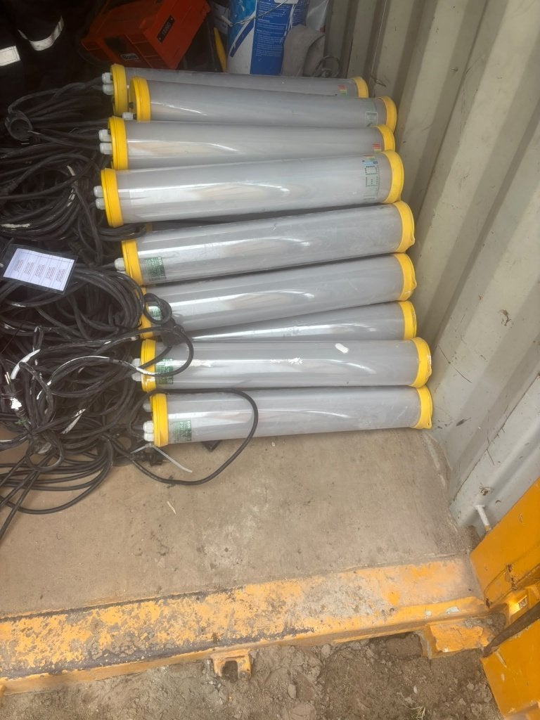 Professionele Tubelight LED bouwlampen 5 meter (doorlusbaar), Doe-het-zelf en Verbouw, Bouwverlichting, Ophalen, Nieuw, Minder dan 50 watt