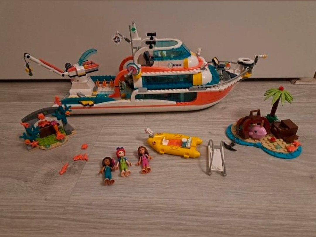 Lego Friends Reddingsboot 41381 met handleiding, Ophalen