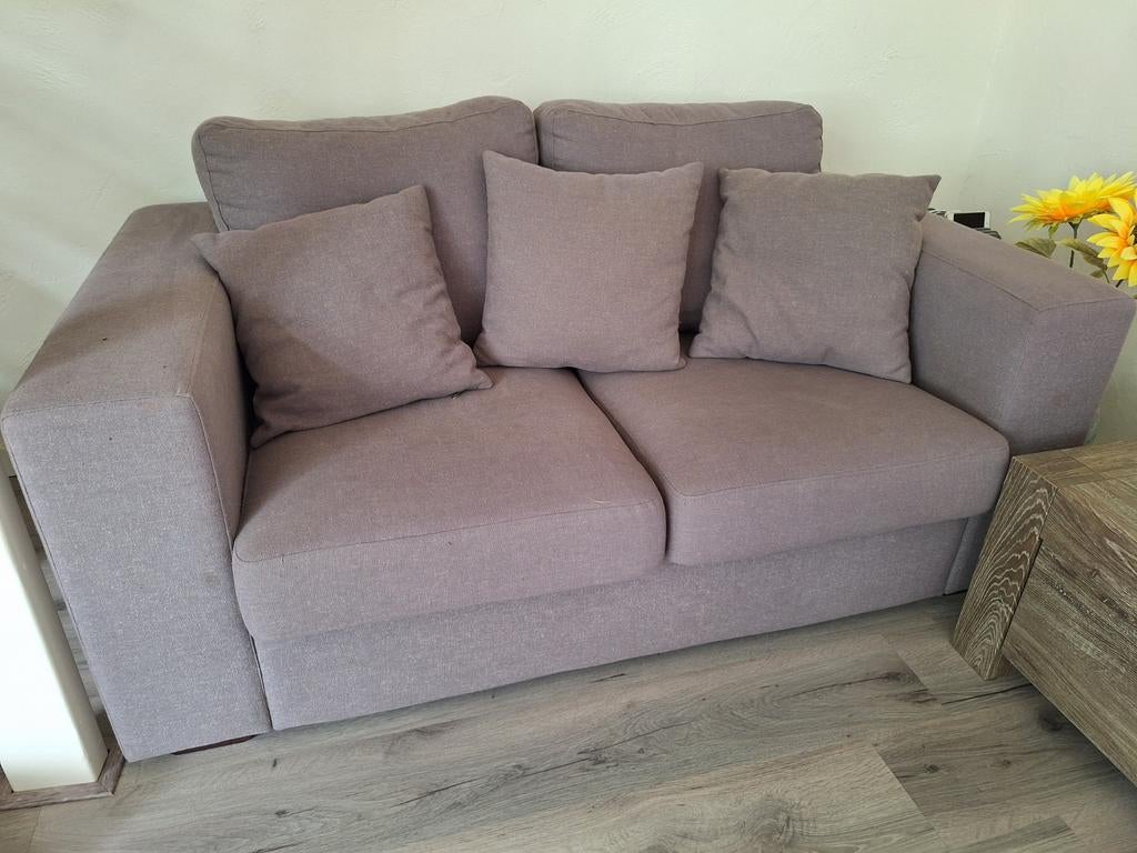Tweezitsbank, Gebruikt, 150 tot 200 cm, Tweepersoons, 75 tot 100 cm