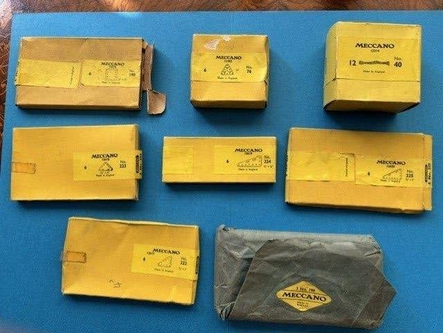 kavel Meccano in originele verpakking, Antiek en Kunst, Antiek | Speelgoed, Ophalen of Verzenden