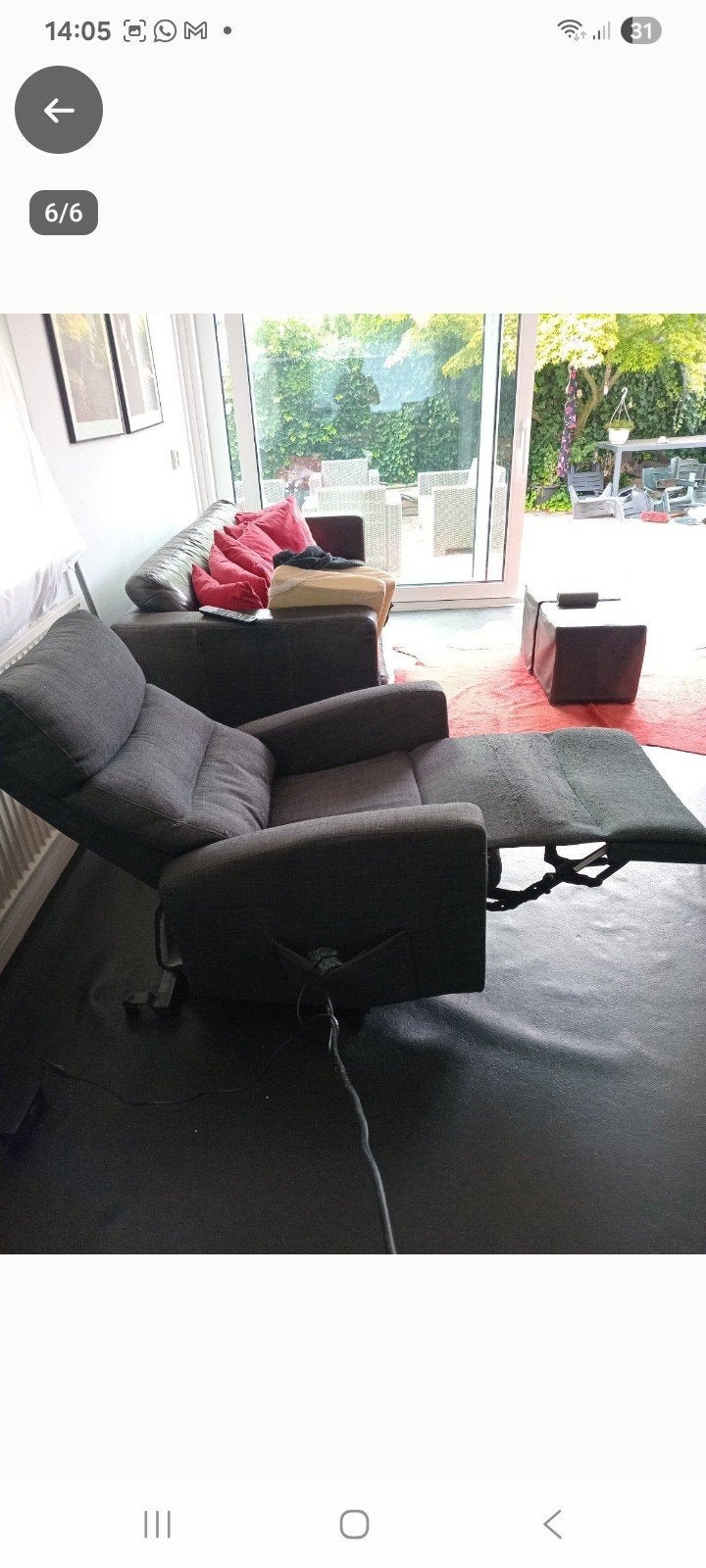 GRATIS Sta-op-stoel Relaxstoel, Huis en Inrichting, Gebruikt, 75 tot 100 cm, Ophalen of Verzenden, 75 tot 100 cm