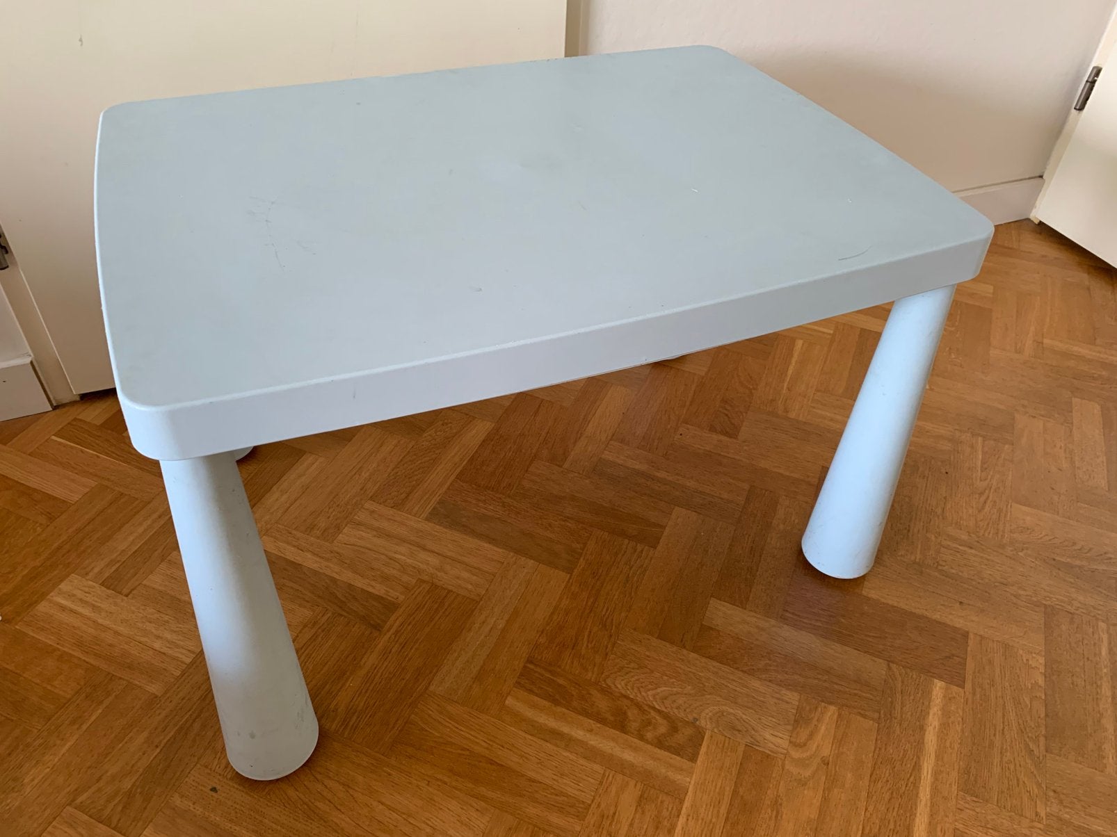 Ikea MAMMUT tafel blauw, Ophalen, Gebruikt, Tafel(s)