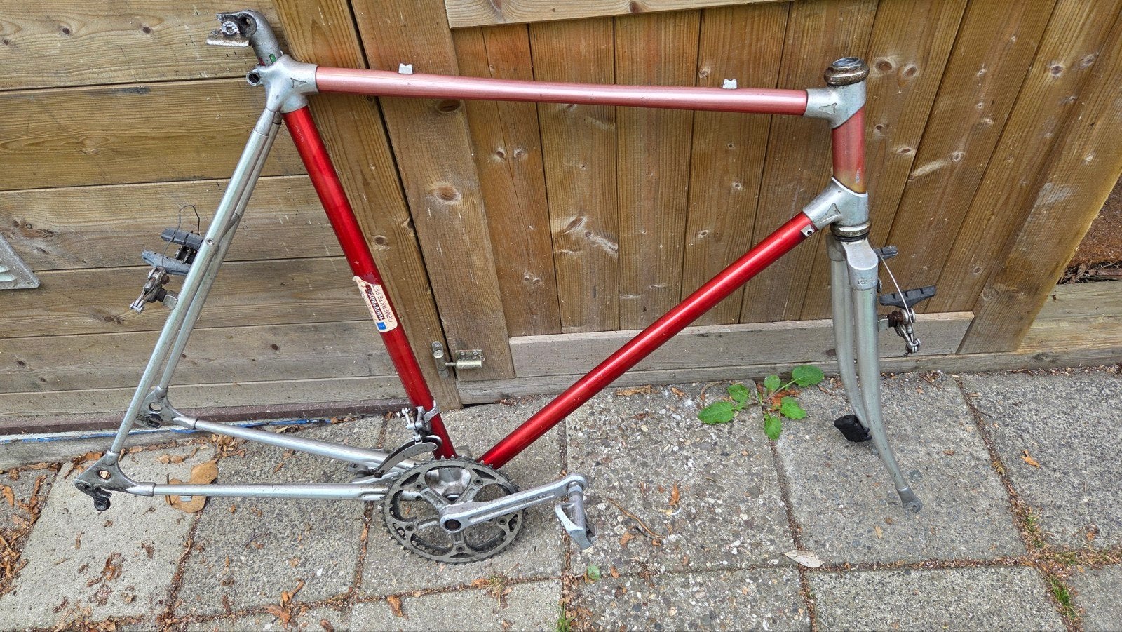 Alan Super Record racefiets frame met Campagnolo onderdelen, Frame, Gebruikt, Alan, Ophalen of Verzenden