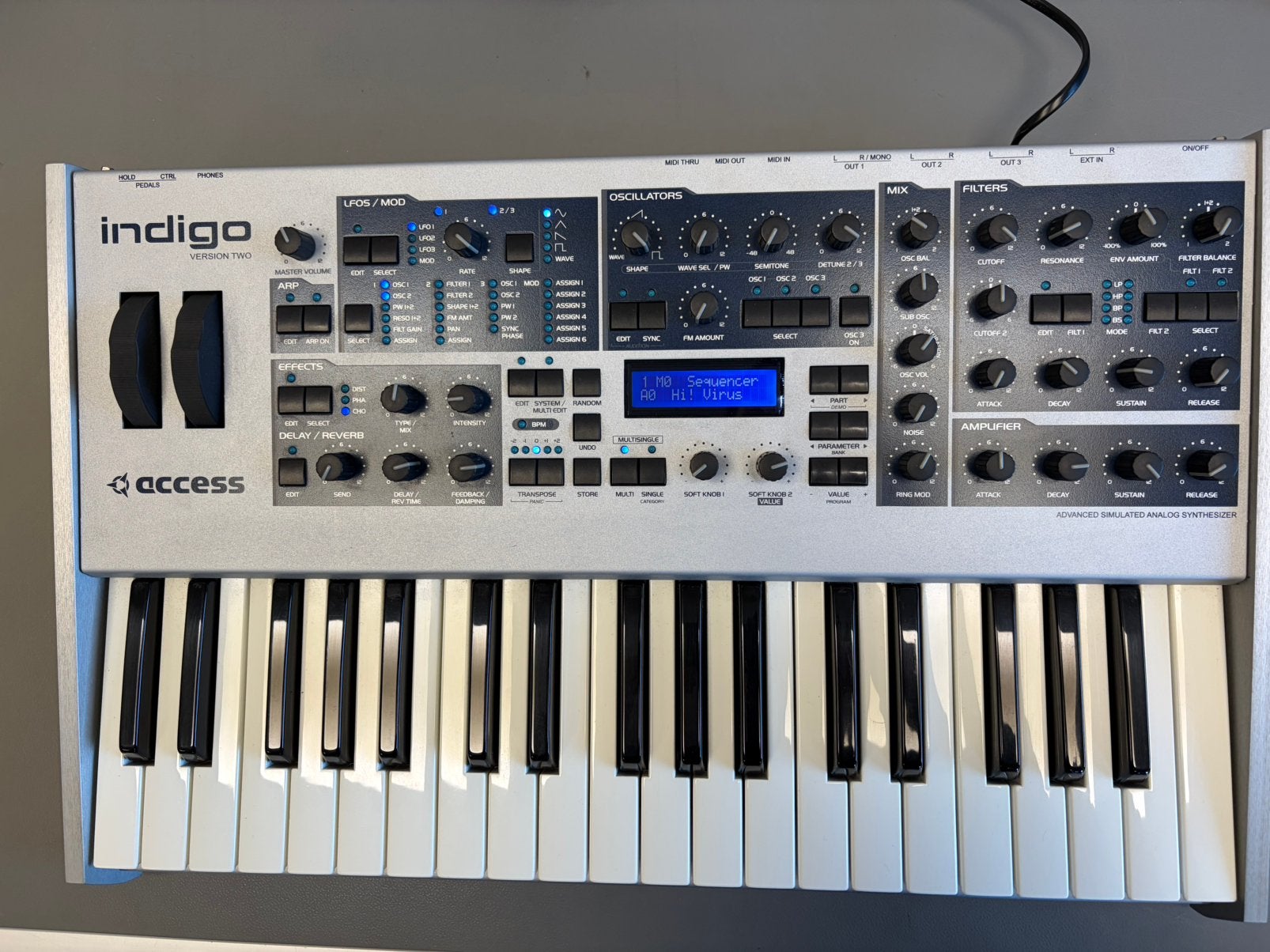 Access Virus Indigo 2, Overige merken, Zo goed als nieuw, Met midi-aansluiting, Overige aantallen