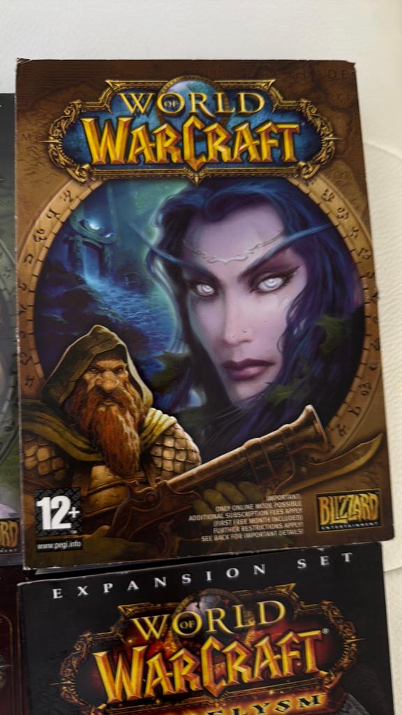 World of warcraft games origineel, Spelcomputers en Games, Games | Pc, Ophalen, 1 speler, Zo goed als nieuw, Role Playing Game (Rpg)