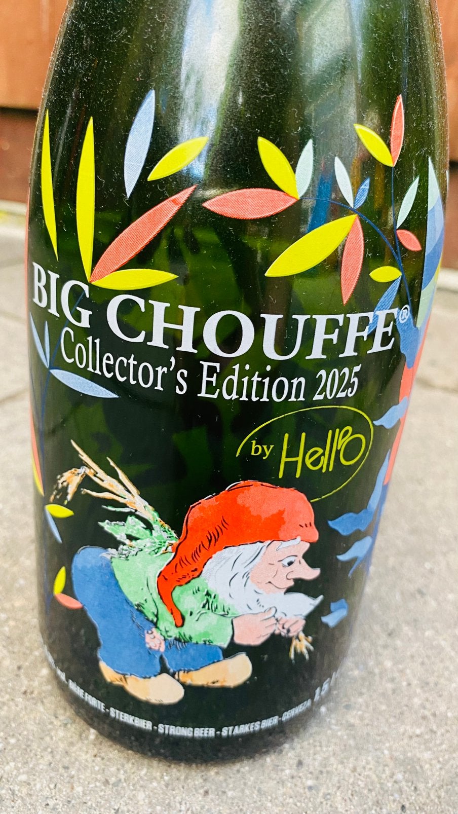 1,5 liter big chouffe fles leeg, Ophalen of Verzenden
