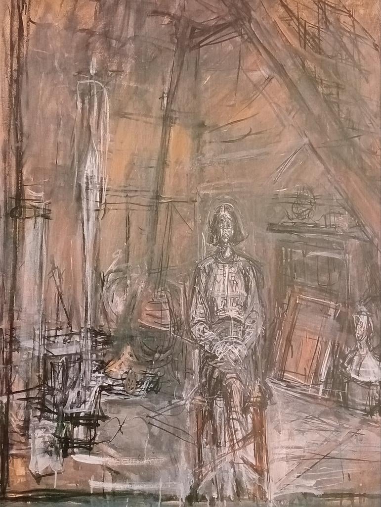 Alberto Giacometti print, Ophalen of Verzenden