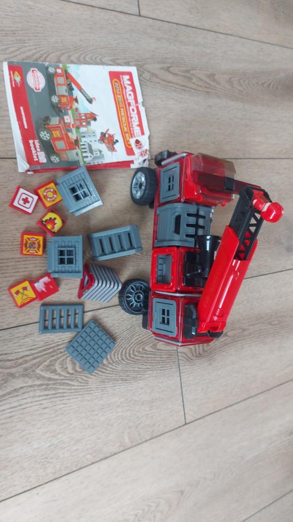 Magformers amazing rescue set, Ophalen of Verzenden, Gebruikt, Overige merken