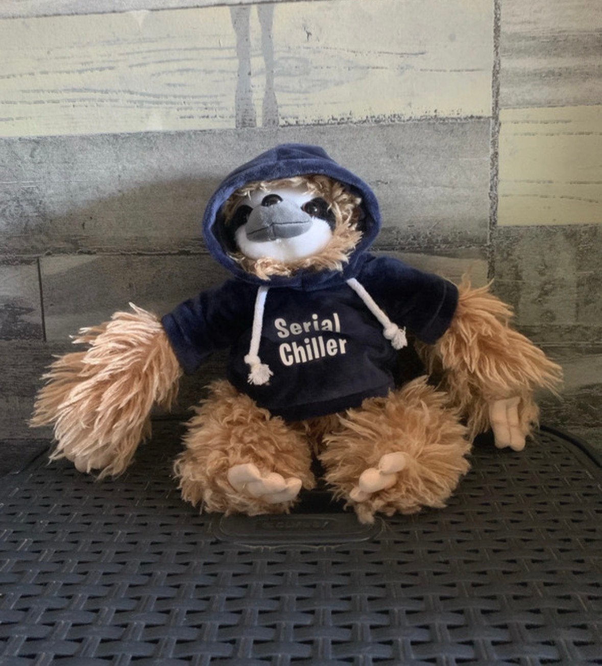 Jafri toys serial chiller luiaard, Ophalen of Verzenden, Zo goed als nieuw, Stoffen beer, Overige merken