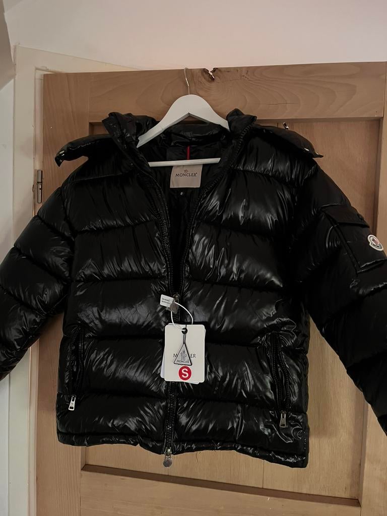 Maya Moncler Jas Zwart Dames S, Ophalen of Verzenden, Zo goed als nieuw, Zwart