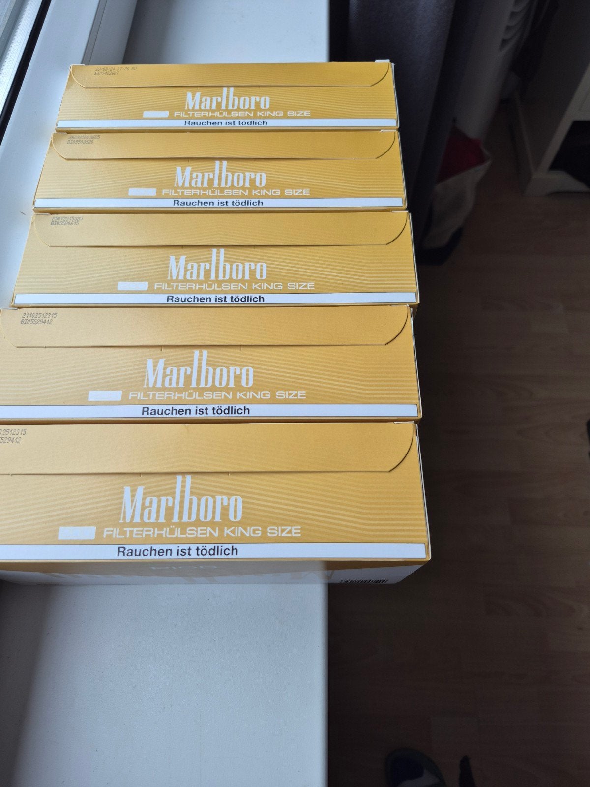 Marlboro gold filterhulzen, Verzenden