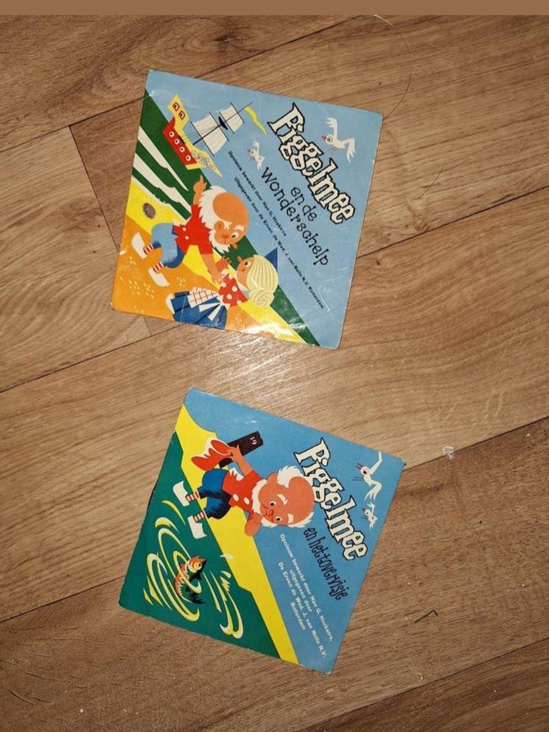 Piggelmee en het Tovervisje / Piggelmee en de Wonderschelp, Cd's en Dvd's, Vinyl | Overige Vinyl, Gebruikt, 7 inch, Ophalen of Verzenden
