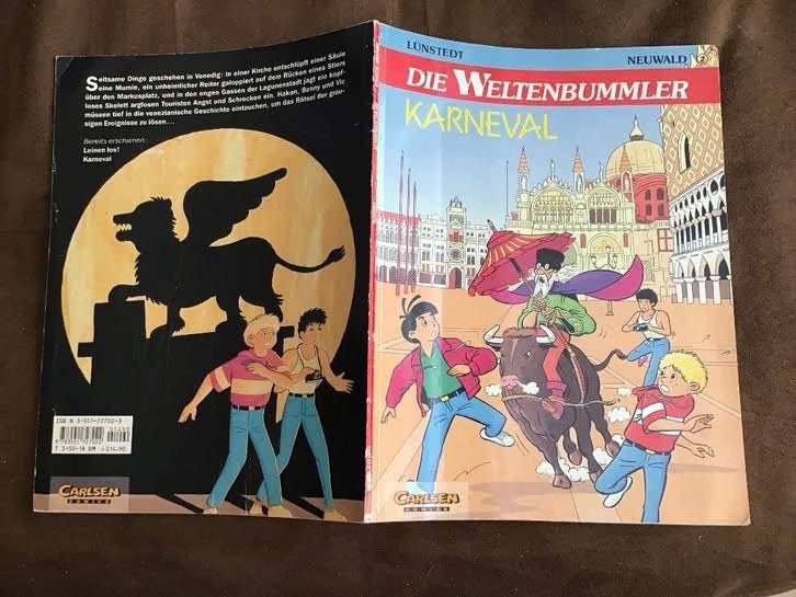Die Weltenbummler:karneval door Lunsted en Neuwald., Eén stripboek, Ophalen of Verzenden, Gelezen