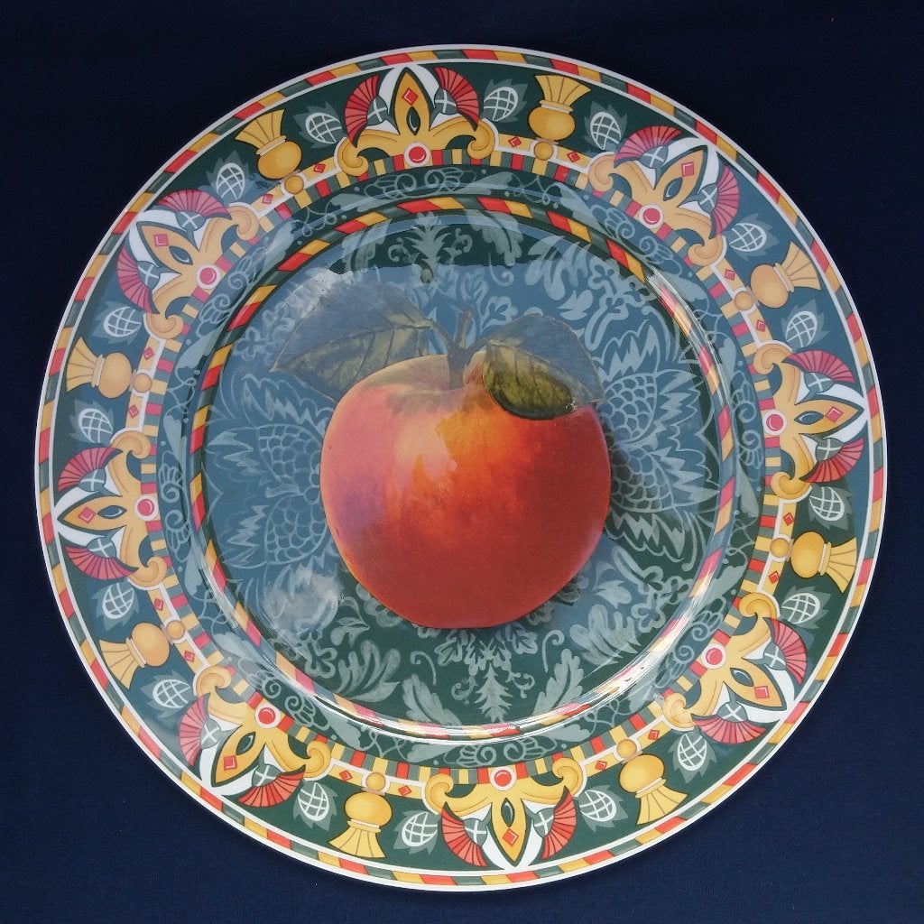 Gallo Design (Villeroy & Boch) - groot bord met appel, Villeroy & Boch, Ophalen of Verzenden, Zo goed als nieuw, Bord(en)