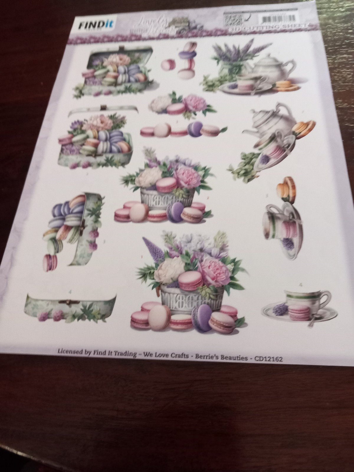 Mooi 3d knipvel van  Lovely Lilacs, Ophalen of Verzenden, Nieuw, Overige thema's, Knipvel