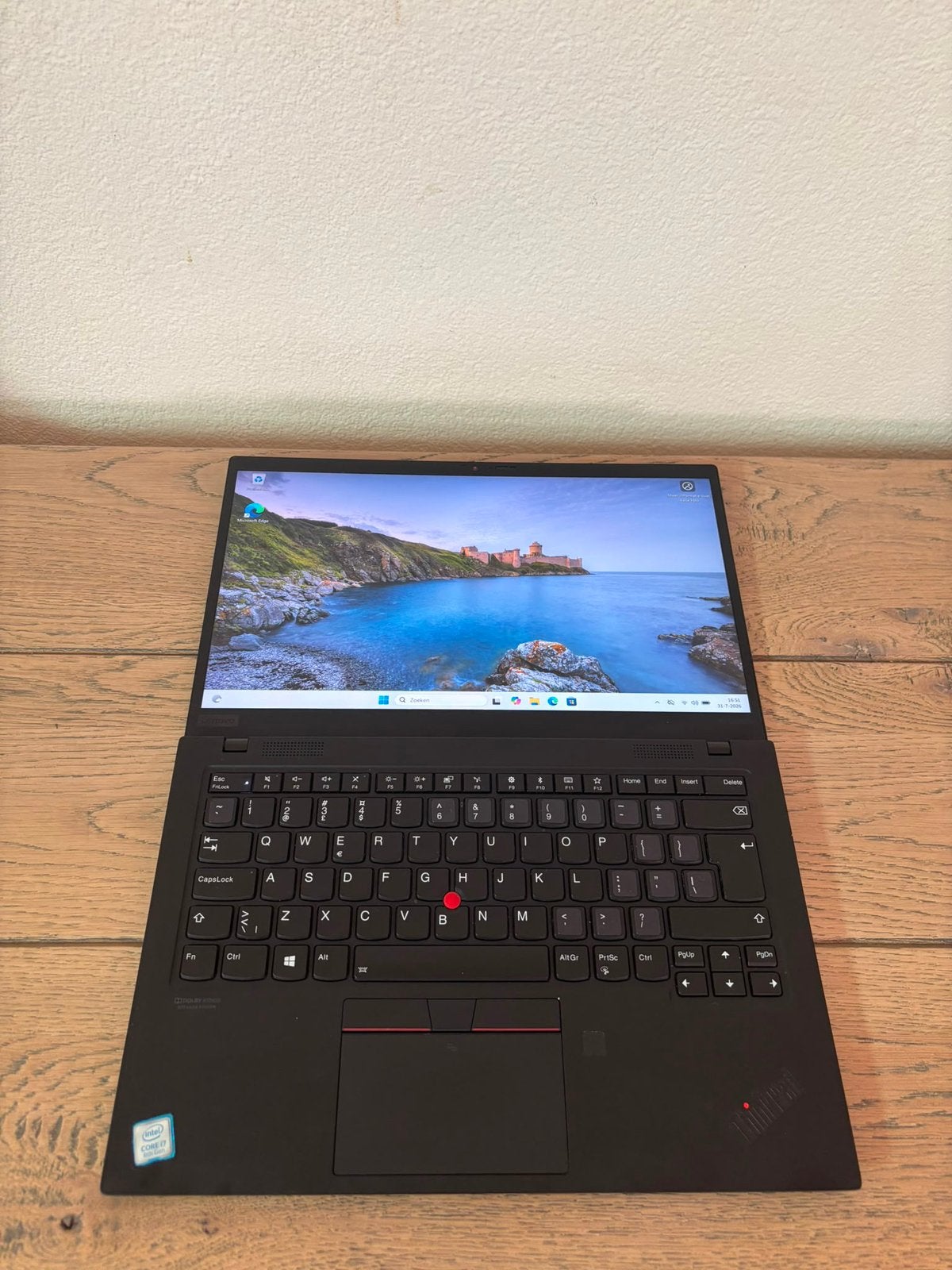 Lenovo ThinkPad X1 Carbon Gen7 | 2K | i7 | 16GB |256GB SSD |, 256 GB, 2 tot 3 Ghz, Qwerty, UK