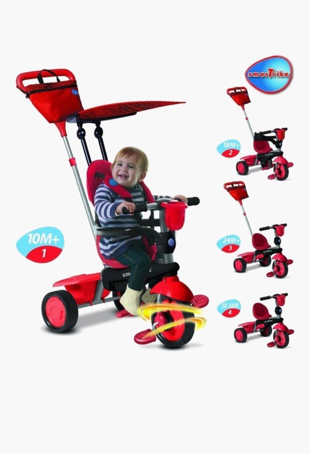 Baninni loopstoel/schommelstoel raceauto rood, Ophalen, Zo goed als nieuw, Auto, Met licht