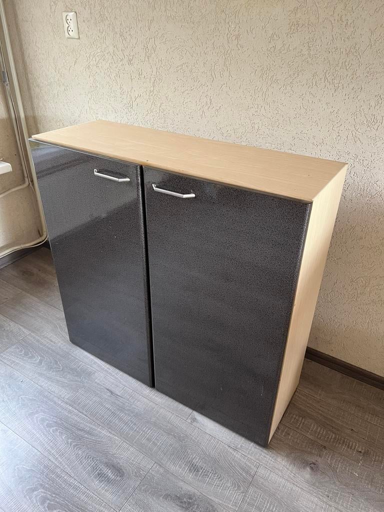 Te Koop : Keukenkast met Legplanken Kast Hout Zie Foto’s, Ophalen, Gebruikt