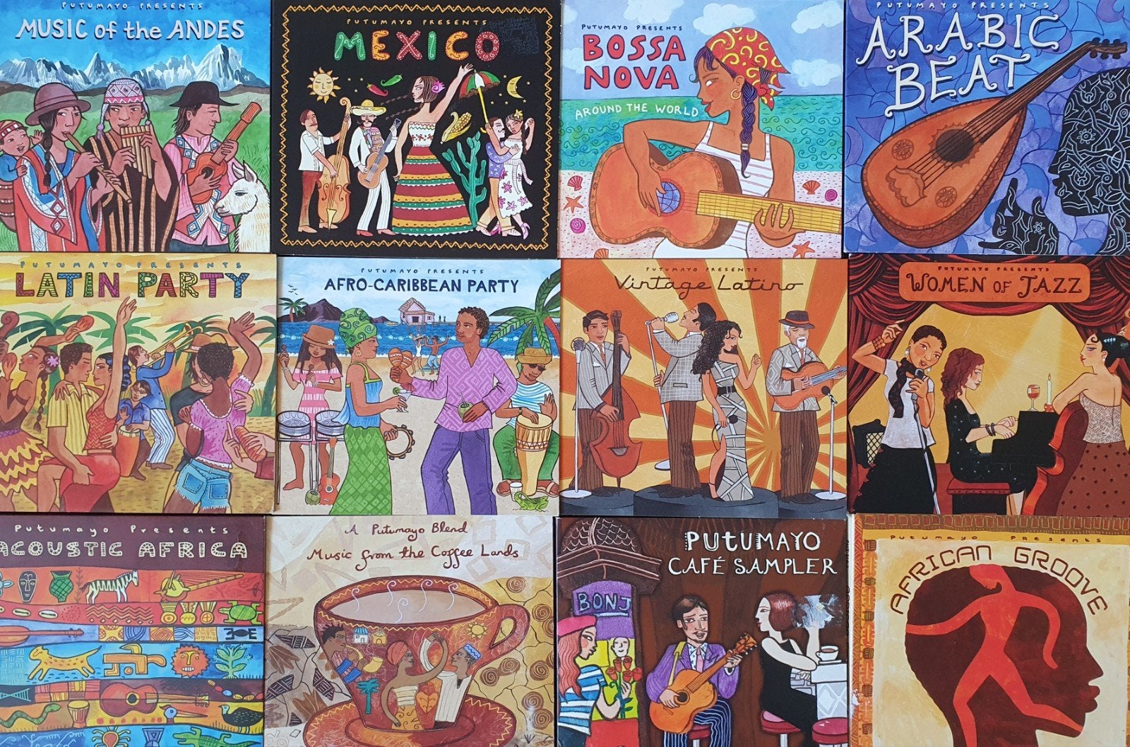 Verzameling/collectie Putumayo cd's mogen ook per stuk, Ophalen of Verzenden