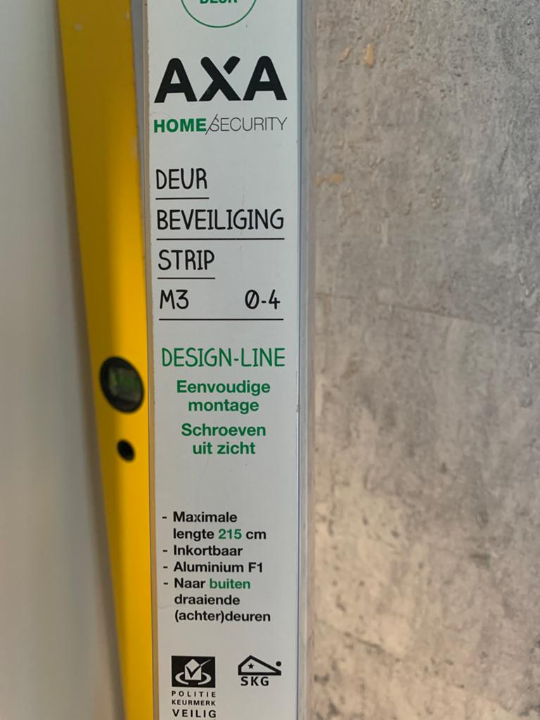 AXA Deur Beveiligingsstrip M3 - Anti-inbraak voor buitendeur, Ophalen, Nieuw, Overige materialen