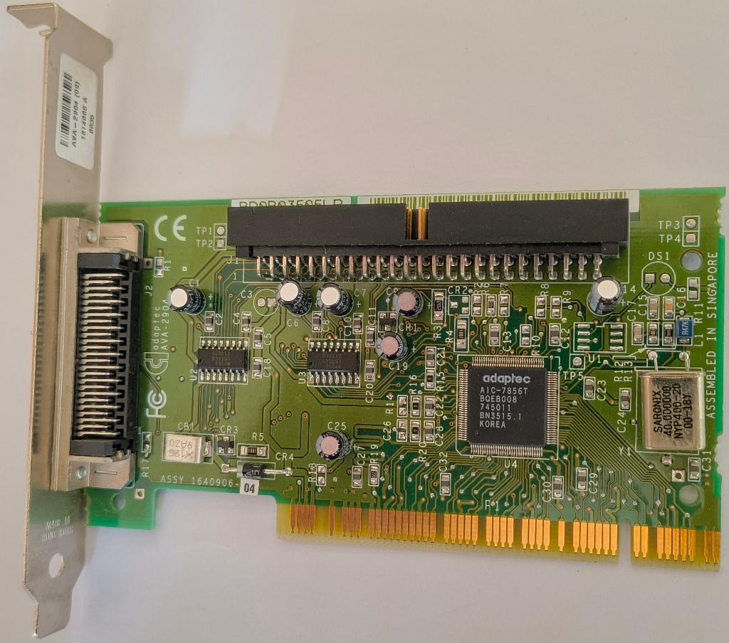 adaptec AVA-2904 PCI to Fast SCSI-2 card, Ophalen of Verzenden, Adaptec AVA-2904
