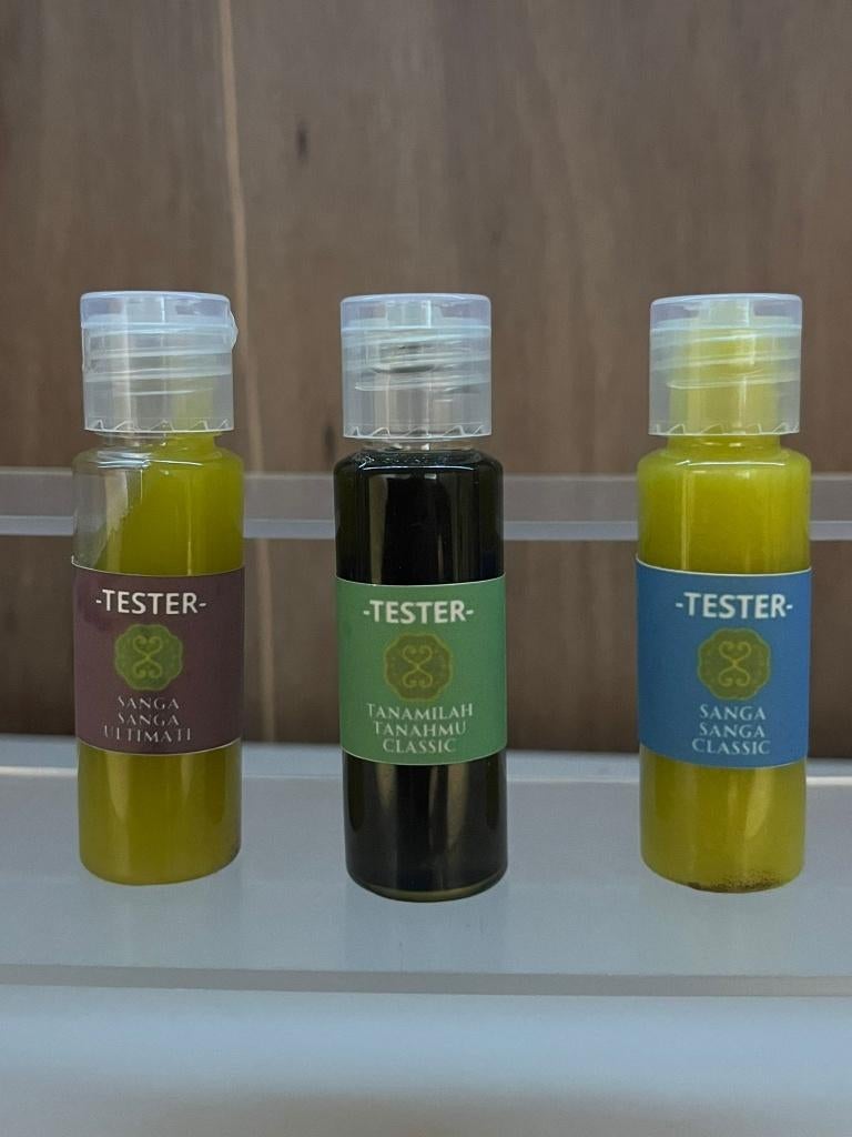 Sanga Sanga 3x25ml  Massageolie Sample Set, Sieraden, Tassen en Uiterlijk, Uiterlijk | Lichaamsverzorging, Nieuw, Bodylotion, Crème of Olie