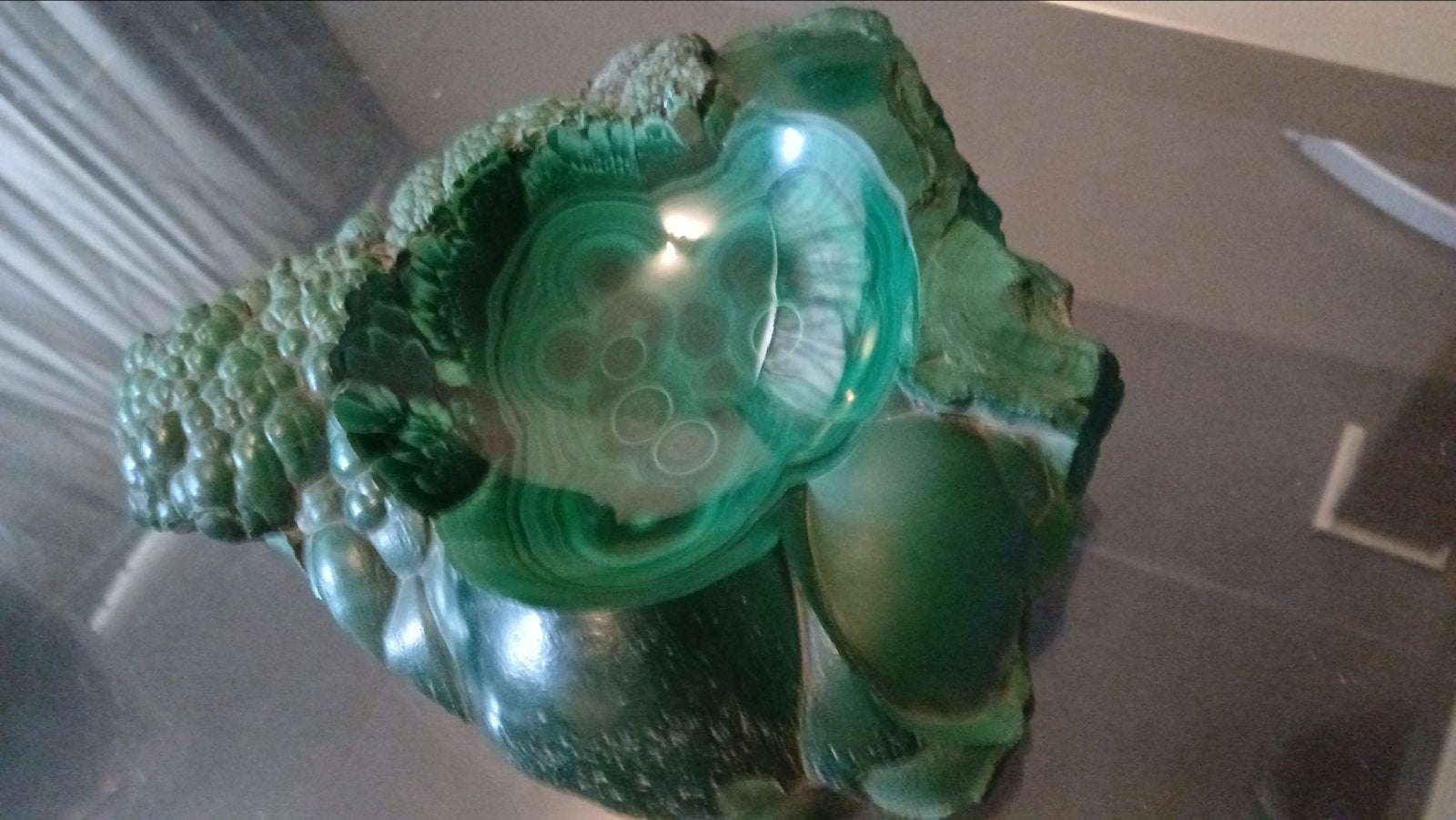 Zeldzaam Malachiet Steen - 5,5 kg - Prachtig Groen Mineraal, Ophalen, Mineraal
