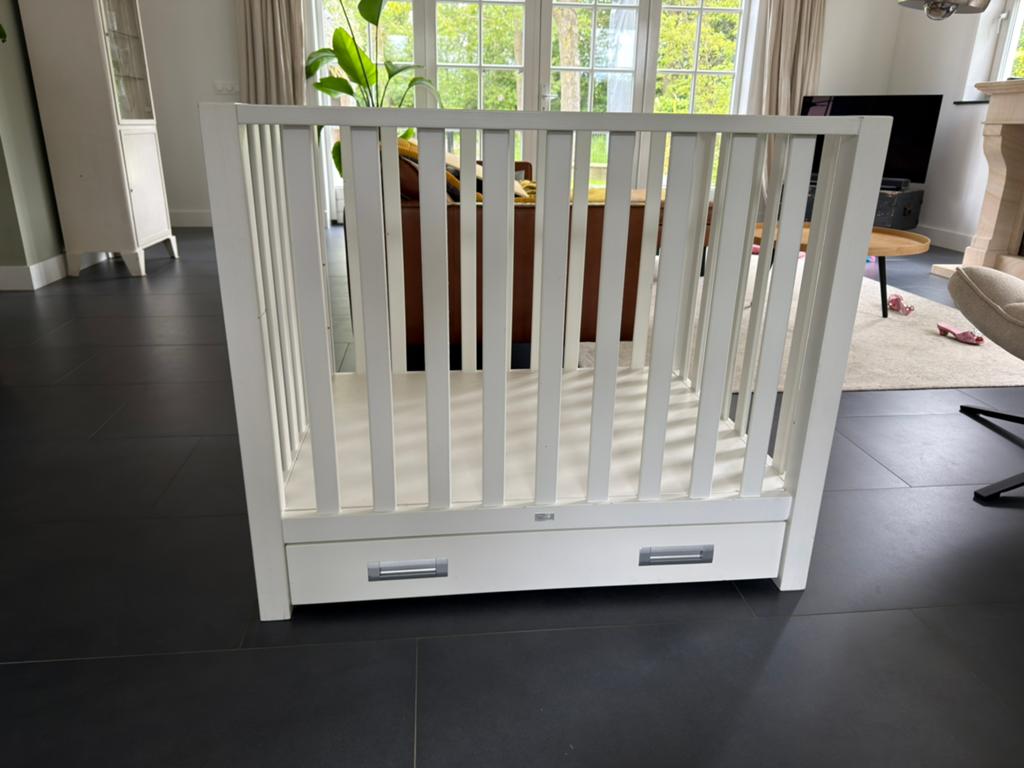 Babybox TWF Lieke wit met lade, Kinderen en Baby's, Boxen, Ophalen, Gebruikt, Rechthoekig, In hoogte verstelbaar